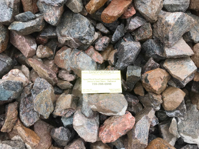 4 inch average multicolor mountain granite, mountian granite, granite, quarry, denver, colorado, boulder, paving materials, mountain granite, mountain granite, 1-1/2