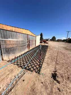 Crusher Fines work great for horse stalls, paddock, and exercise areas, arena and roundpen base, alpaca and llama pens and shelters, under pavers and artificial turf, around fire pits, lawn and garden paths. Used as inexpensive landscaping material under bushes and shrubs to keep weeds for growing. crusher fine, fines, rock crusher, weed barrier, gravel path, pahways, granite dust, crusher machines, river rock crusher fines, granite crusher fines, granite equine crusher fines